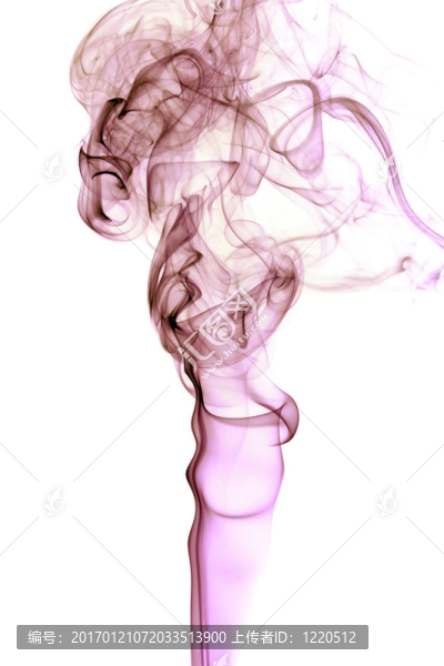 彩色的煙霧