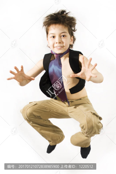 活躍的男孩
