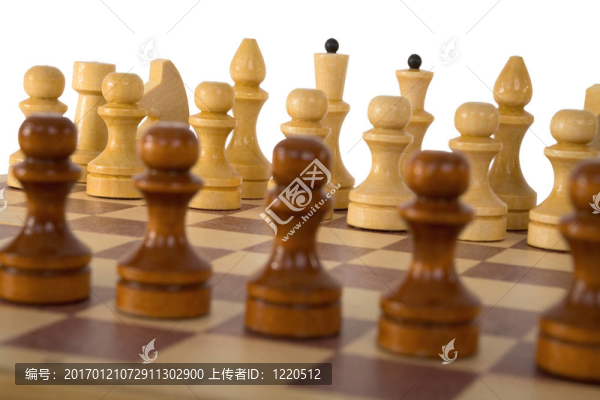 棋盤上的棋子