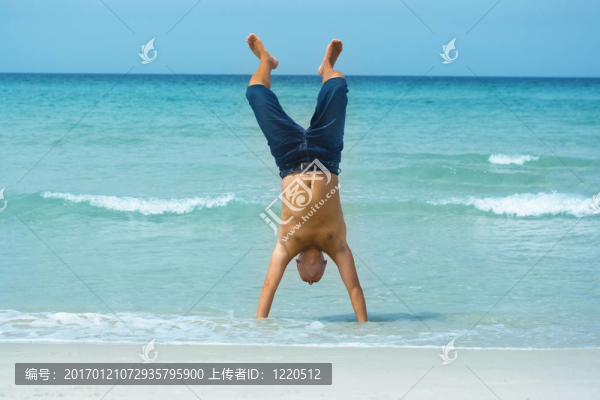 海灘上的人