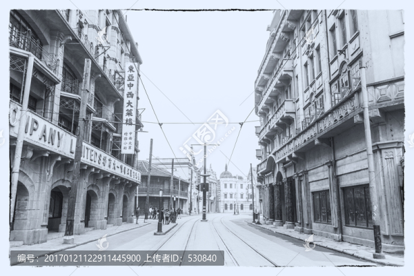 老上海街景