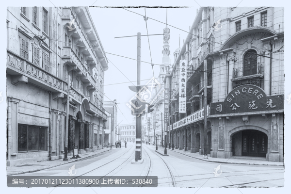 老上海街景