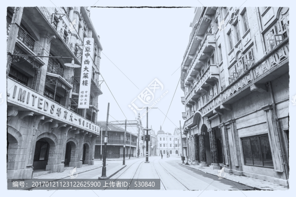 老上海街景