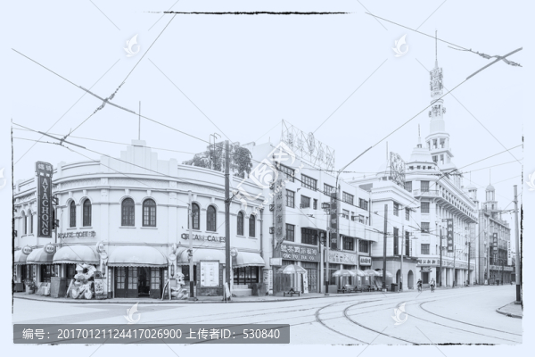老上海街景