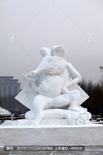 雪雕,雪,冬天,十二屬相,老鼠-匯圖網(wǎng) www.fosd68.com 雪雕,雪,冬天,十二屬相,老鼠
