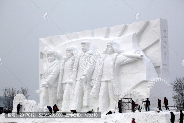 雪雕,雕塑