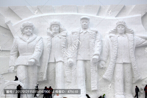 雪雕,雕塑