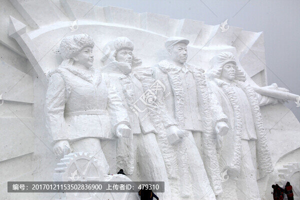 雪雕,雕塑