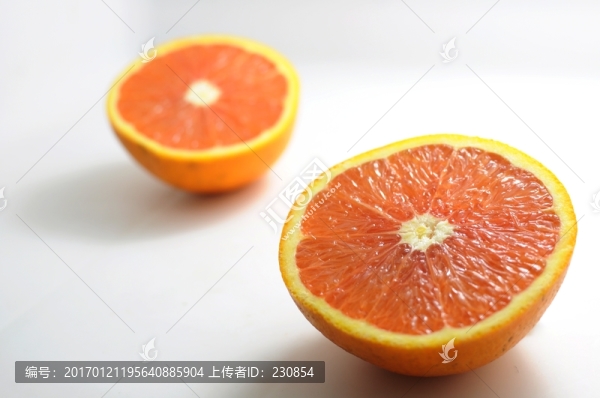 橙子斷面,紅心甜橙