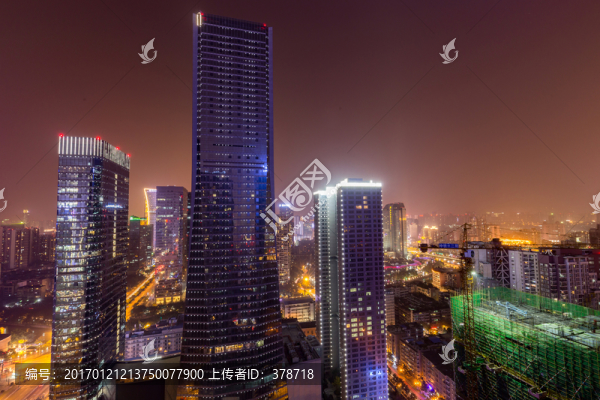 成都市東大街夜景