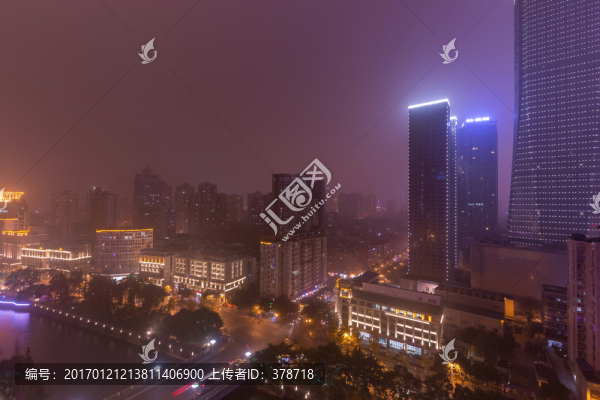 成都市東大街夜景