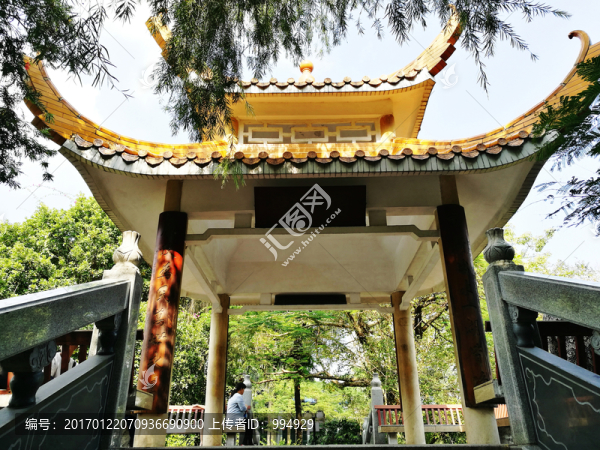 深圳羅湖洪湖公園涼亭
