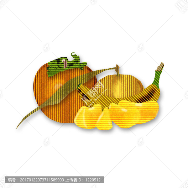 紙板水果仍然生活