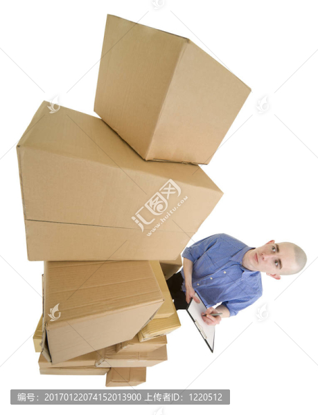 人與樁箱