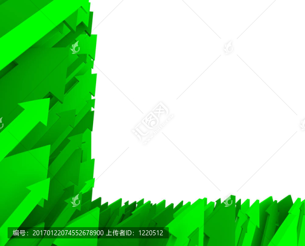 綠色箭頭背景-部分