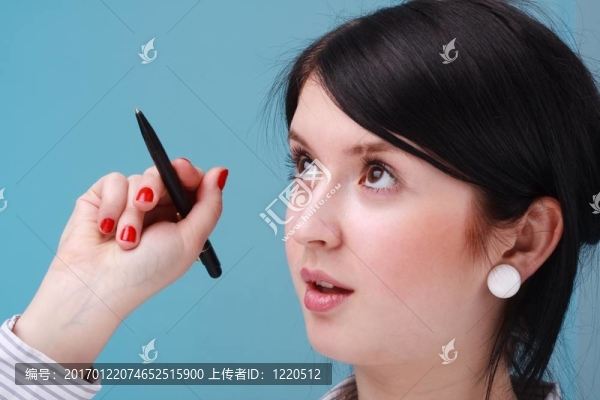 空氣中的女人