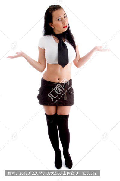 可愛的女人擺姿勢(shì)