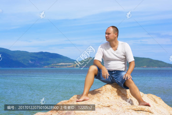 人附近的海洋