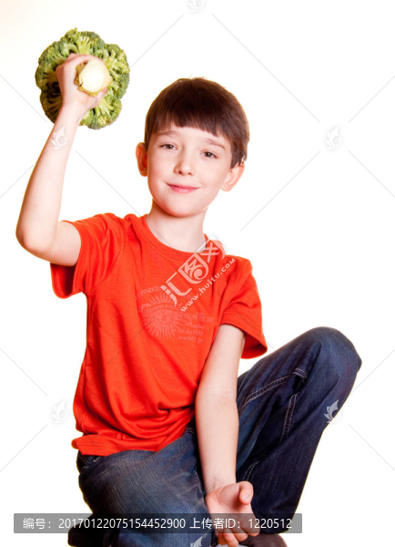 男孩西蘭花