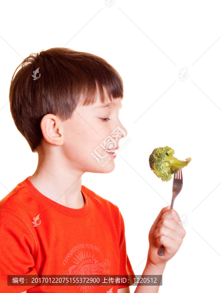 男孩西蘭花
