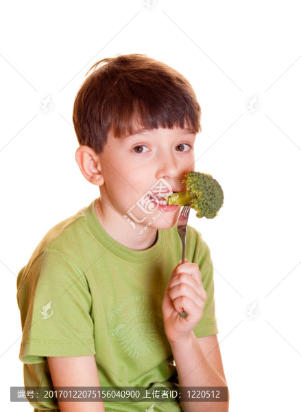 男孩西蘭花