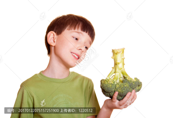 男孩西蘭花