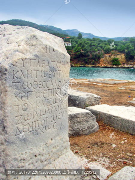 海邊古希臘遺址