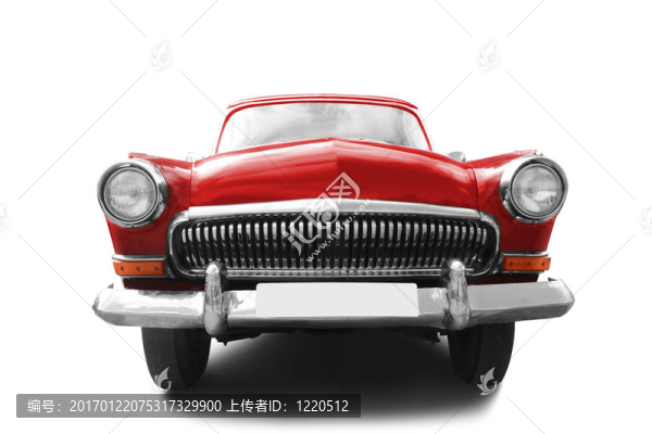 黑色的復(fù)古車
