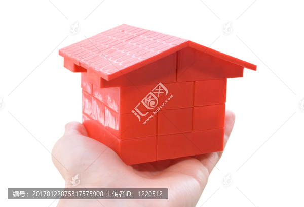 抵押貸款.手與小房子