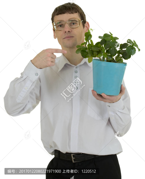 櫥窗里戴眼鏡的人