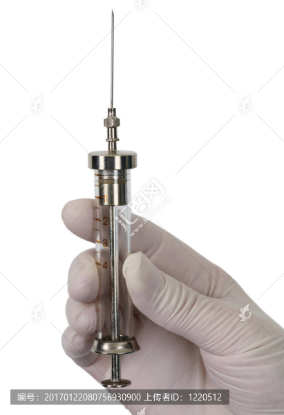 注射器在手