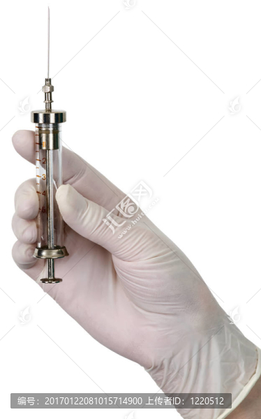 注射器在手