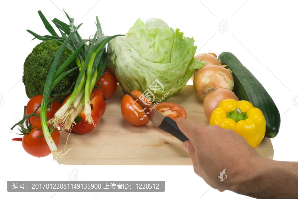 切蔬菜