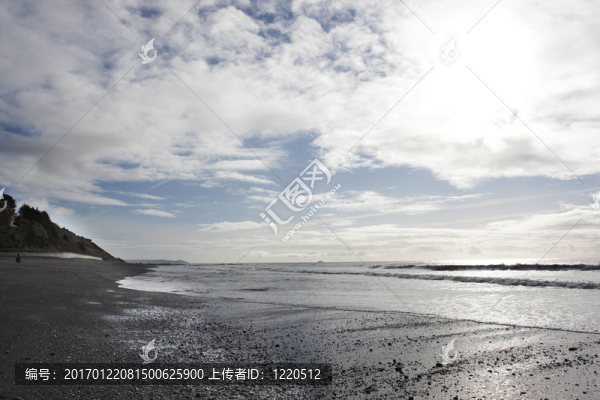 冬天的海岸線