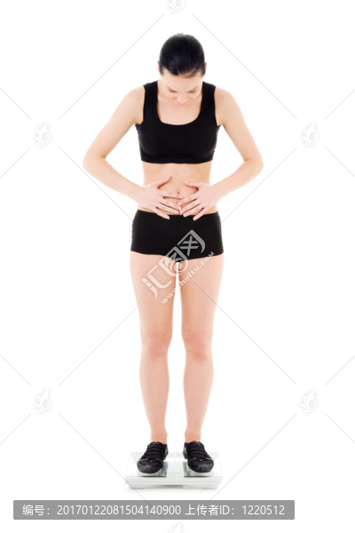 幸福的尺度上的女人