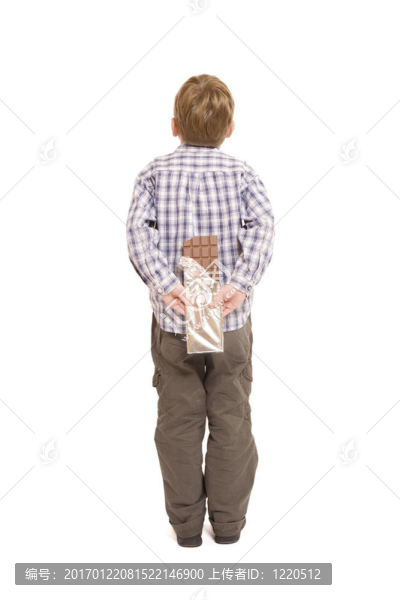 小男孩和巧克力