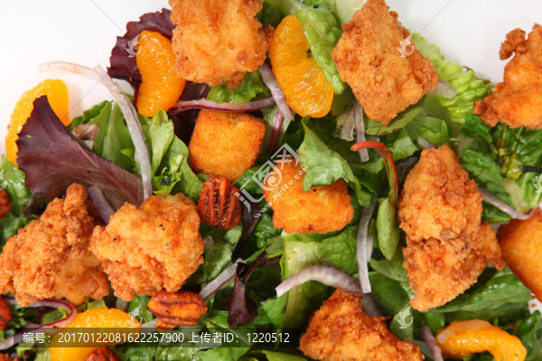 Crispy,Chicken,Salad