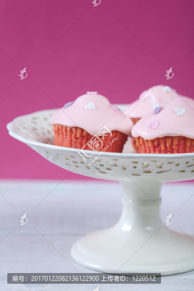 粉紅色的蛋糕