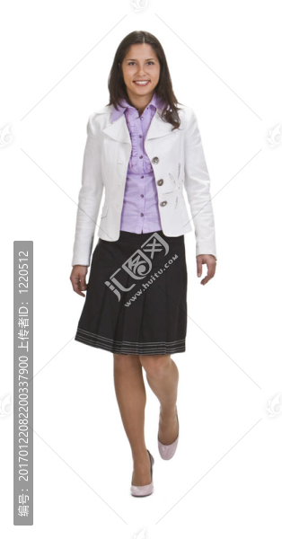 女人走