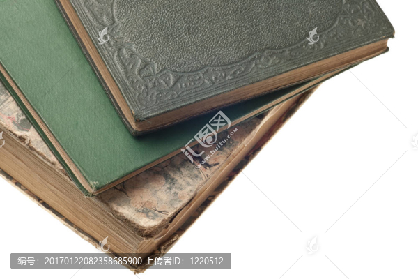 白色背景下的1800部舊書
