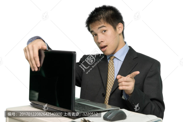 年輕的亞洲銷售員