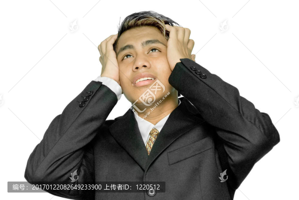 雅皮士抓頭絕望