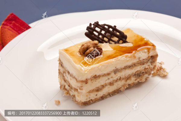 糕點充滿蛋奶凍