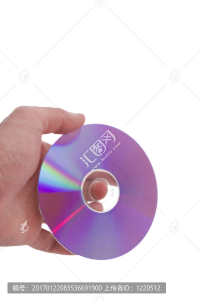 手拿著DVD