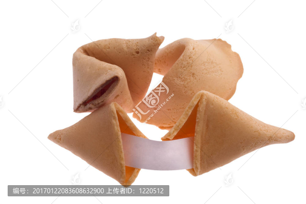 具有空白財(cái)富的幸運(yùn)餅干