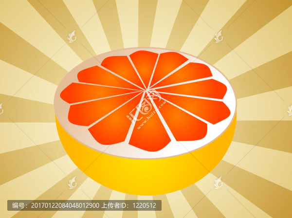 grapfruit切半