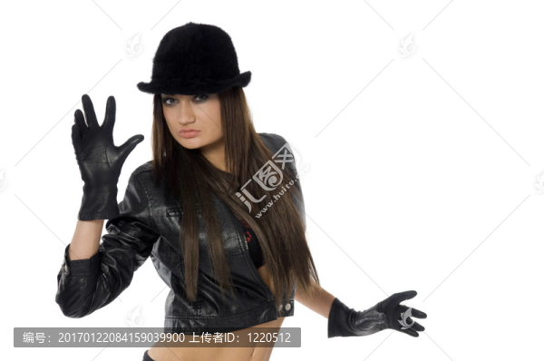 戴帽子的女孩