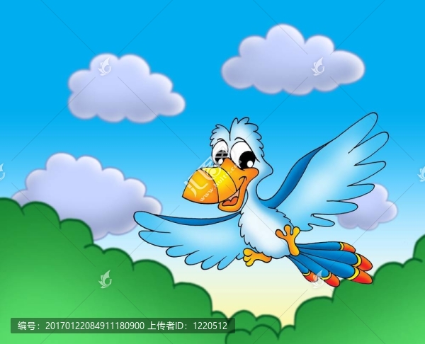 飛藍鸚鵡