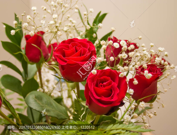 紅玫瑰花束