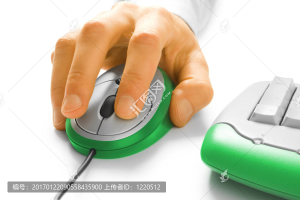 手和電腦鼠標(biāo)